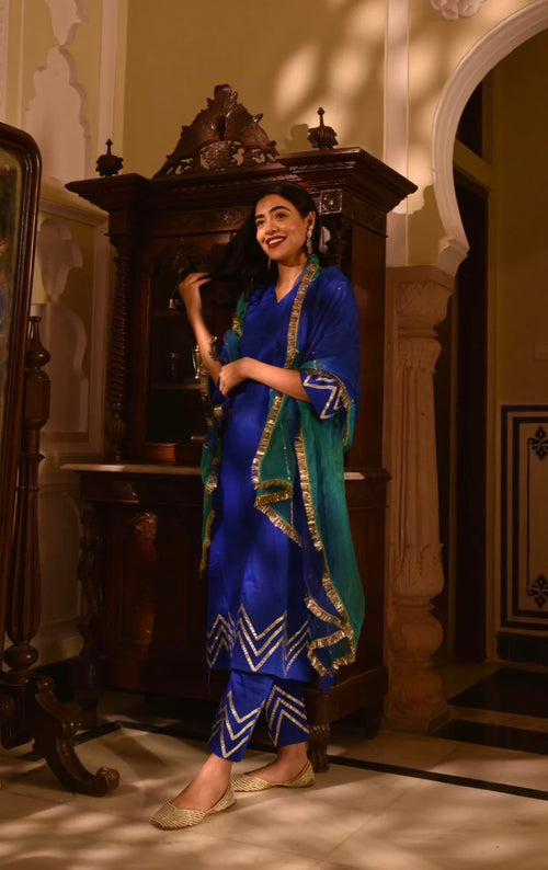 Elegant Ethnic Kurti Set with Dupatta