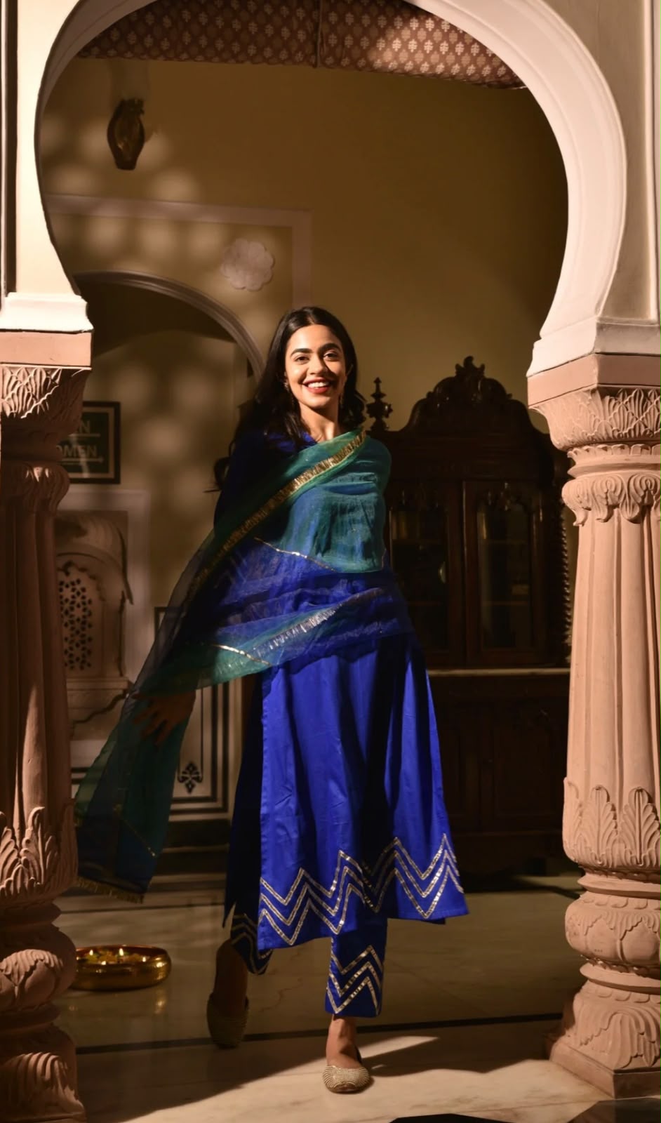 Elegant Ethnic Kurti Set with Dupatta