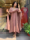 Premium Mul Chanderi Kurti Pant & Dupatta